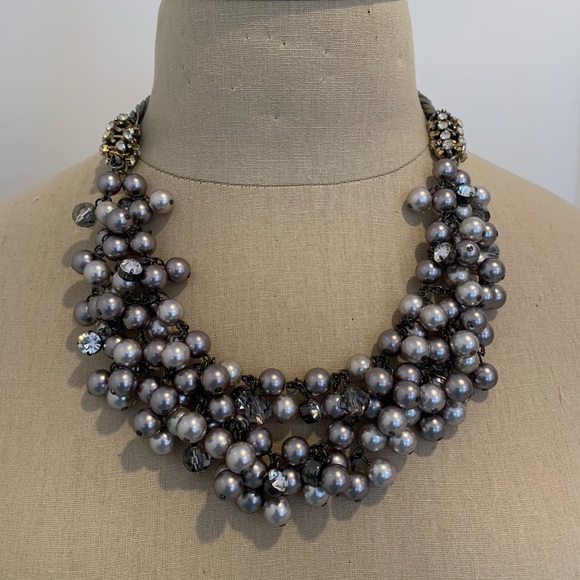 Stella & Dot Jewelry - Stella & Dot Isadora pearl & rhinestone necklace